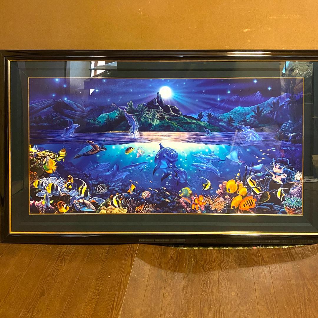 【11/30まで値下げ】クリスチャン・ラッセン グロリアス ライフ（額付き）