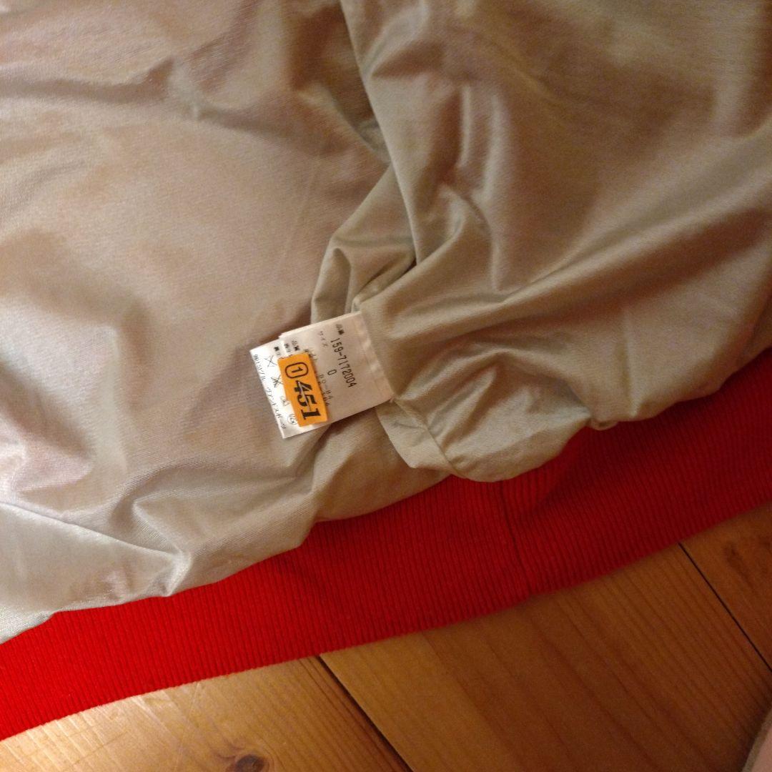 赤 ジップアップセーター