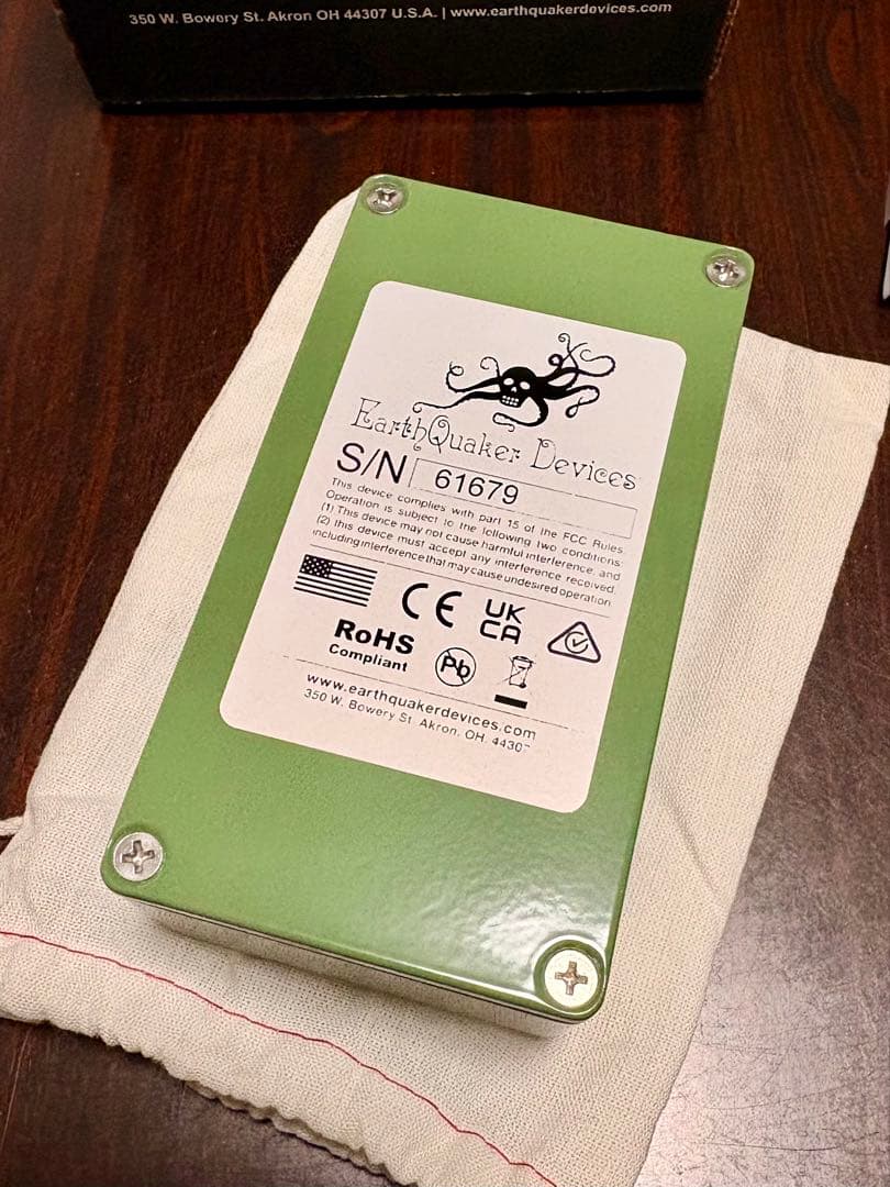 EarthQuaker Devices Plumes オーバードライブ