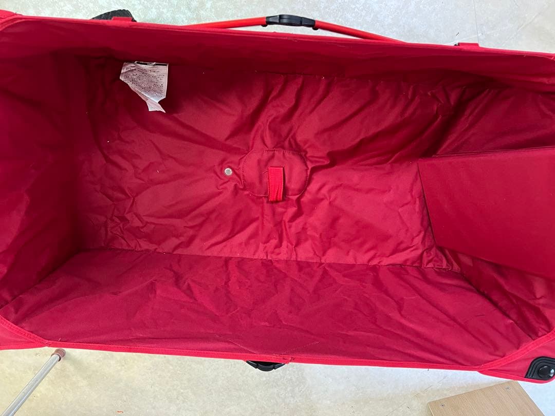 引き取り限定　コールマン　キャリーワゴン　レッド