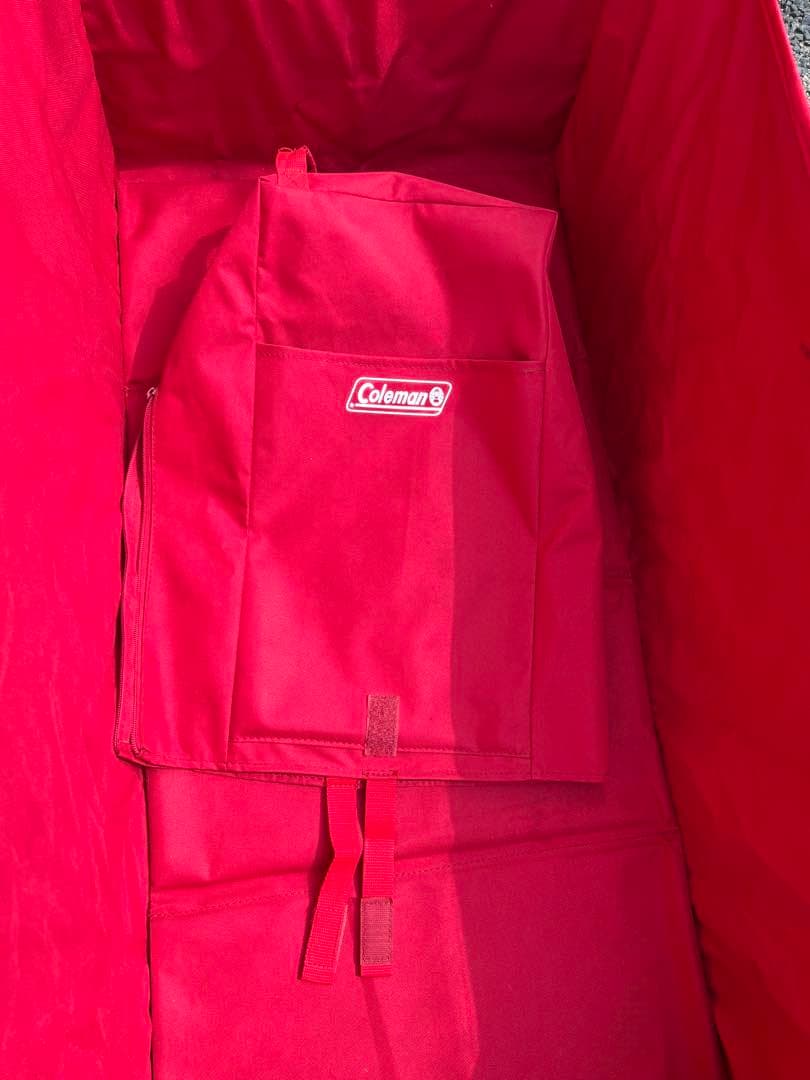 引き取り限定　コールマン　キャリーワゴン　レッド