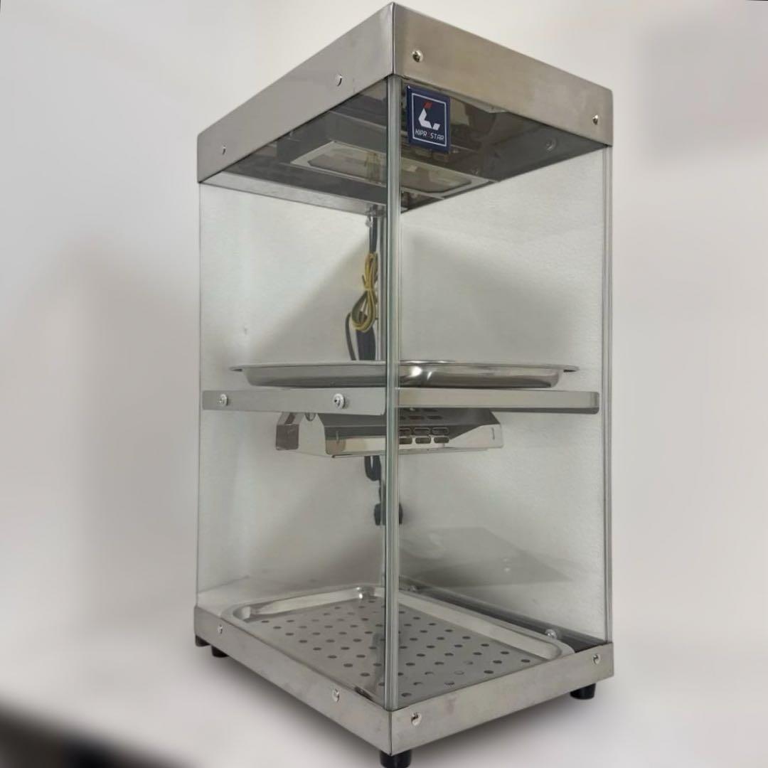2024年製 美品 ホットショーケース 3面ガラス KIPROSTAR 業務用