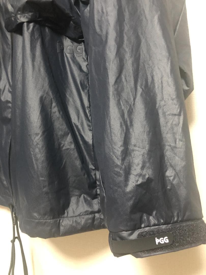 未使用 7.1万 PGG フード付きナイロンジャケット ダークネイビー