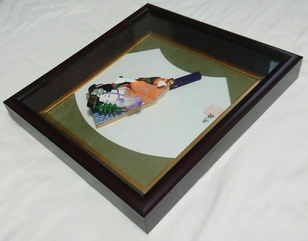 秀徳　額入羽子板