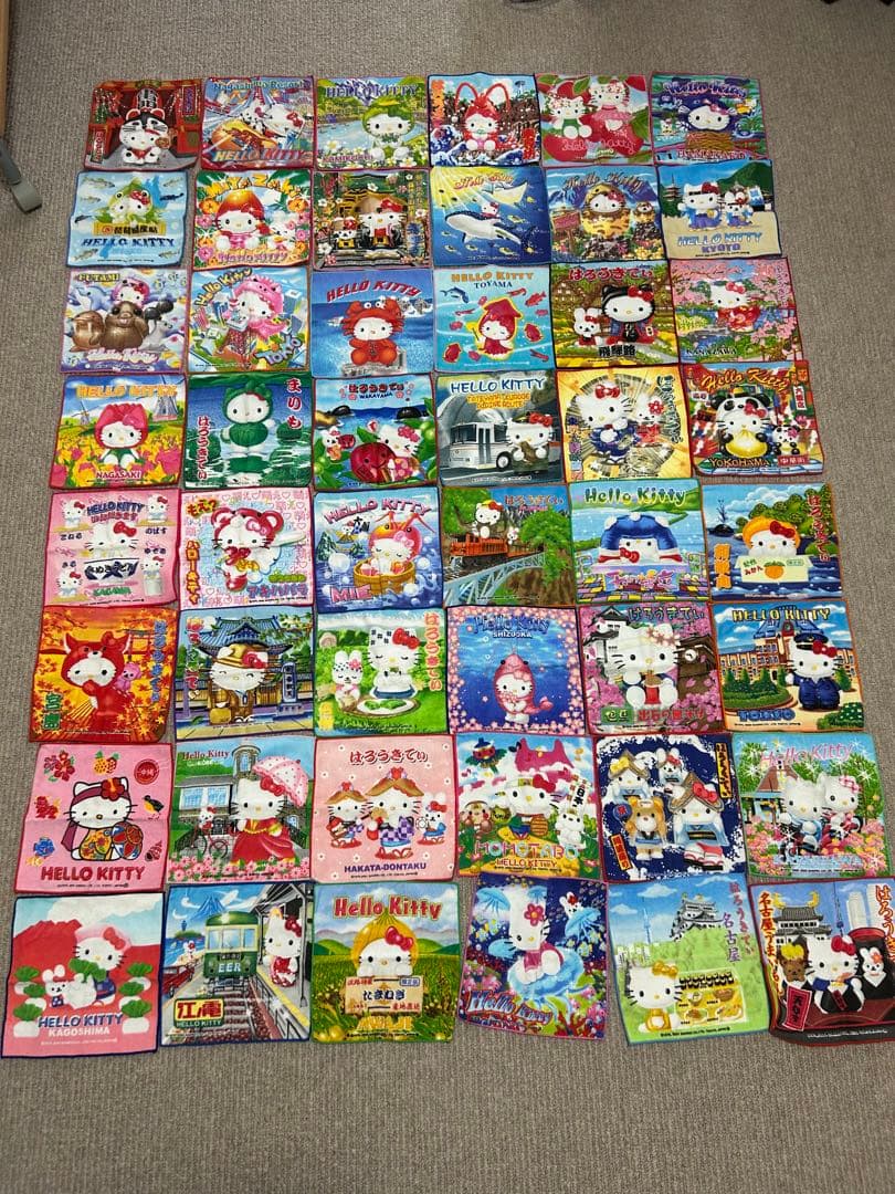 Hello Kitty キティ　ご当地ハンカチ　ハンカチ