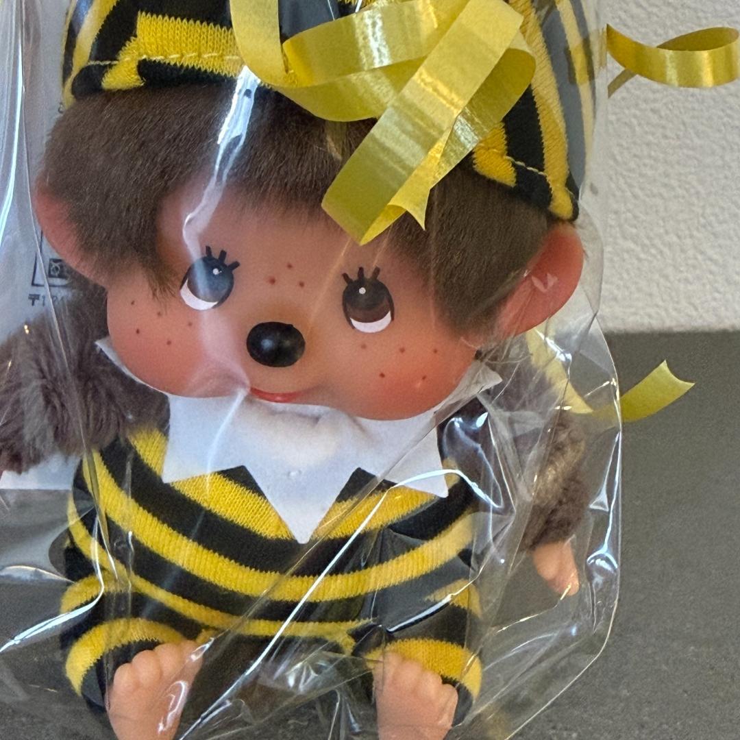 モンチッチ 顔でかSSキーチェーン 2点セット（ミツバチ／てんとう虫）