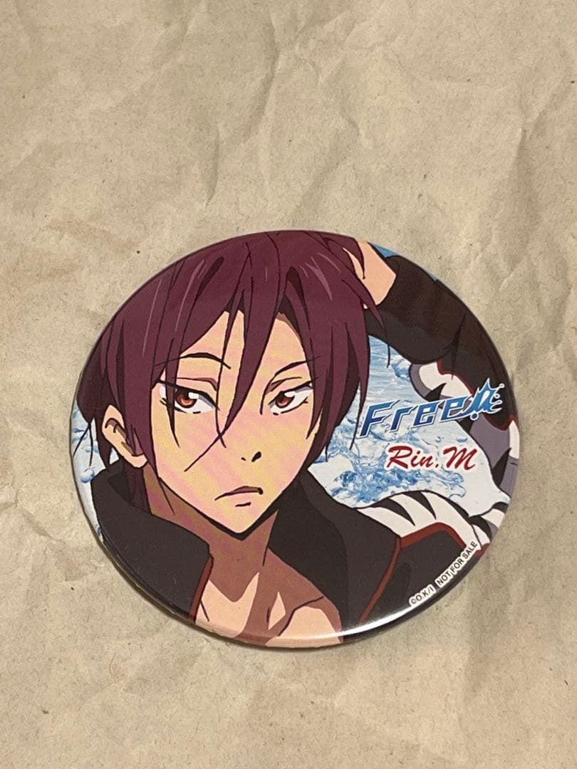 レア　Free! 旧譜フェア缶バッジ　松岡凛