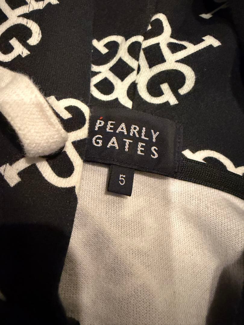 PEARLY GATES モノグラム総柄 ダブルジップパーカー&パンツセット