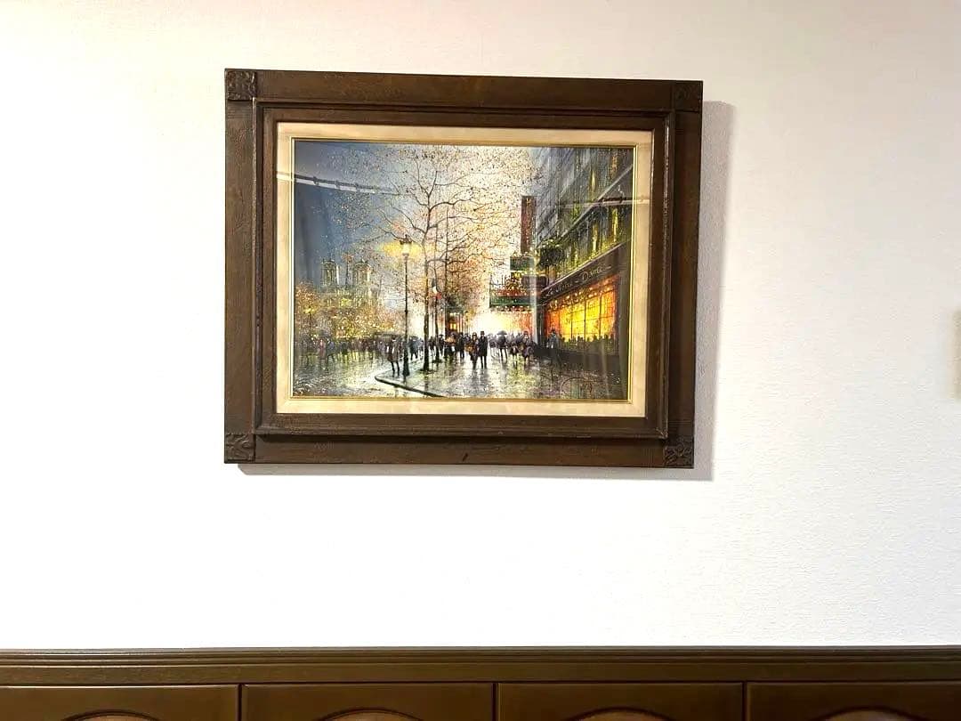 ギィ・デサップ 「宵のノートルダム」油彩 12号 ◆希少原作◆