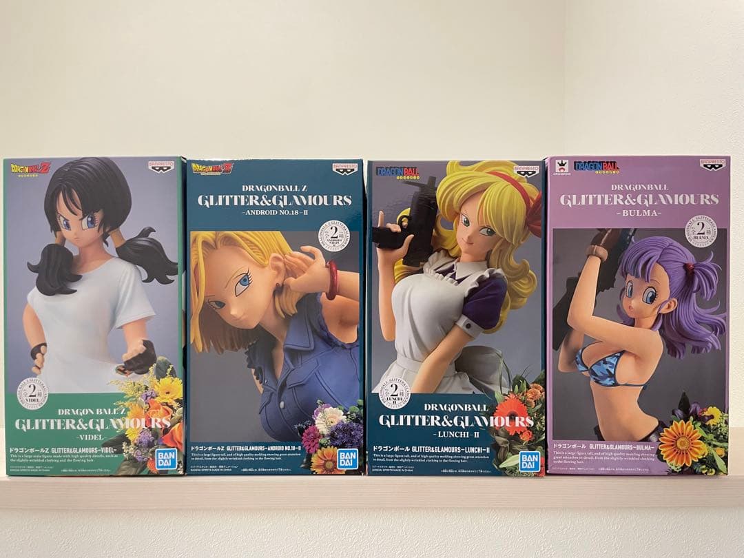 ドラゴンボール　GLITTER & GLAMOURS 4体セット