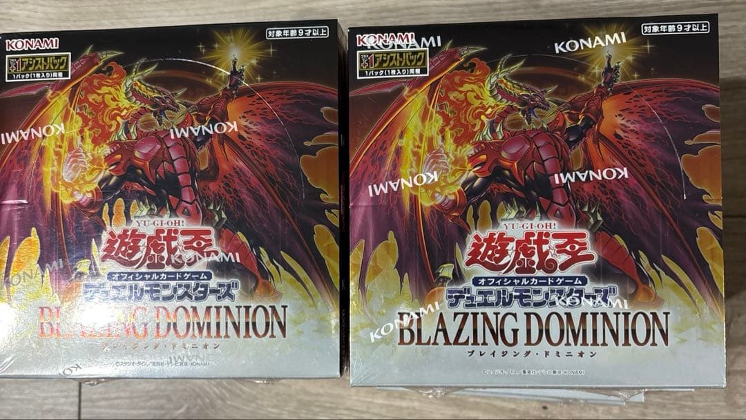 遊戯王　BLAZING DOMINION 12BOX シュリ付き