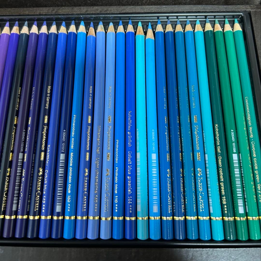 【yuki】ファーバーカステル ポリクロモス色鉛筆120色　木箱