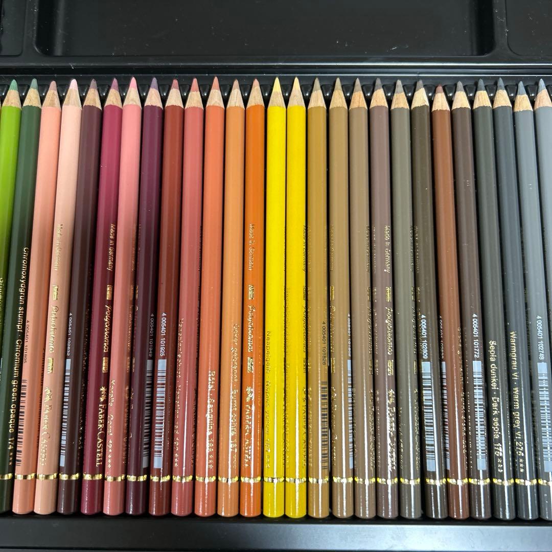 【yuki】ファーバーカステル ポリクロモス色鉛筆120色　木箱