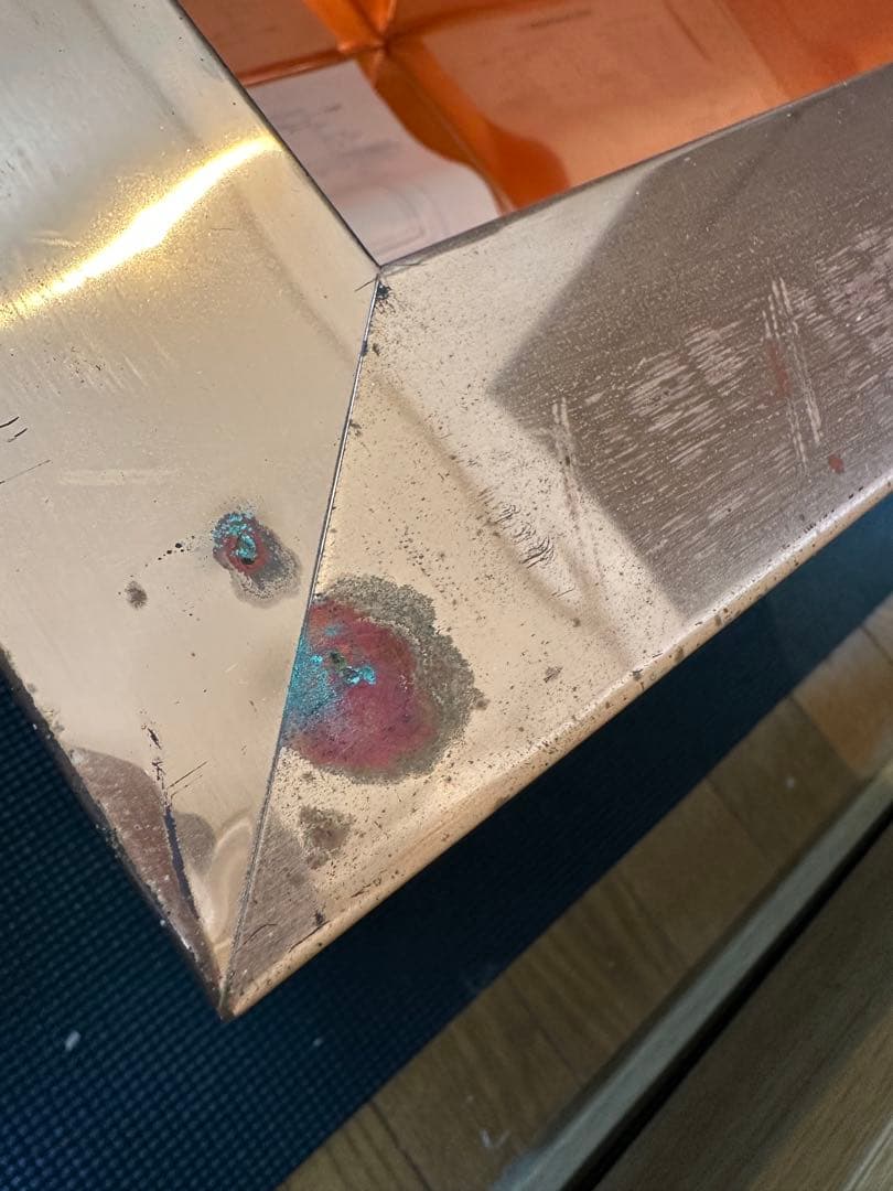 本漆 駿河塗り 炉縁、銅製 炉壇セット