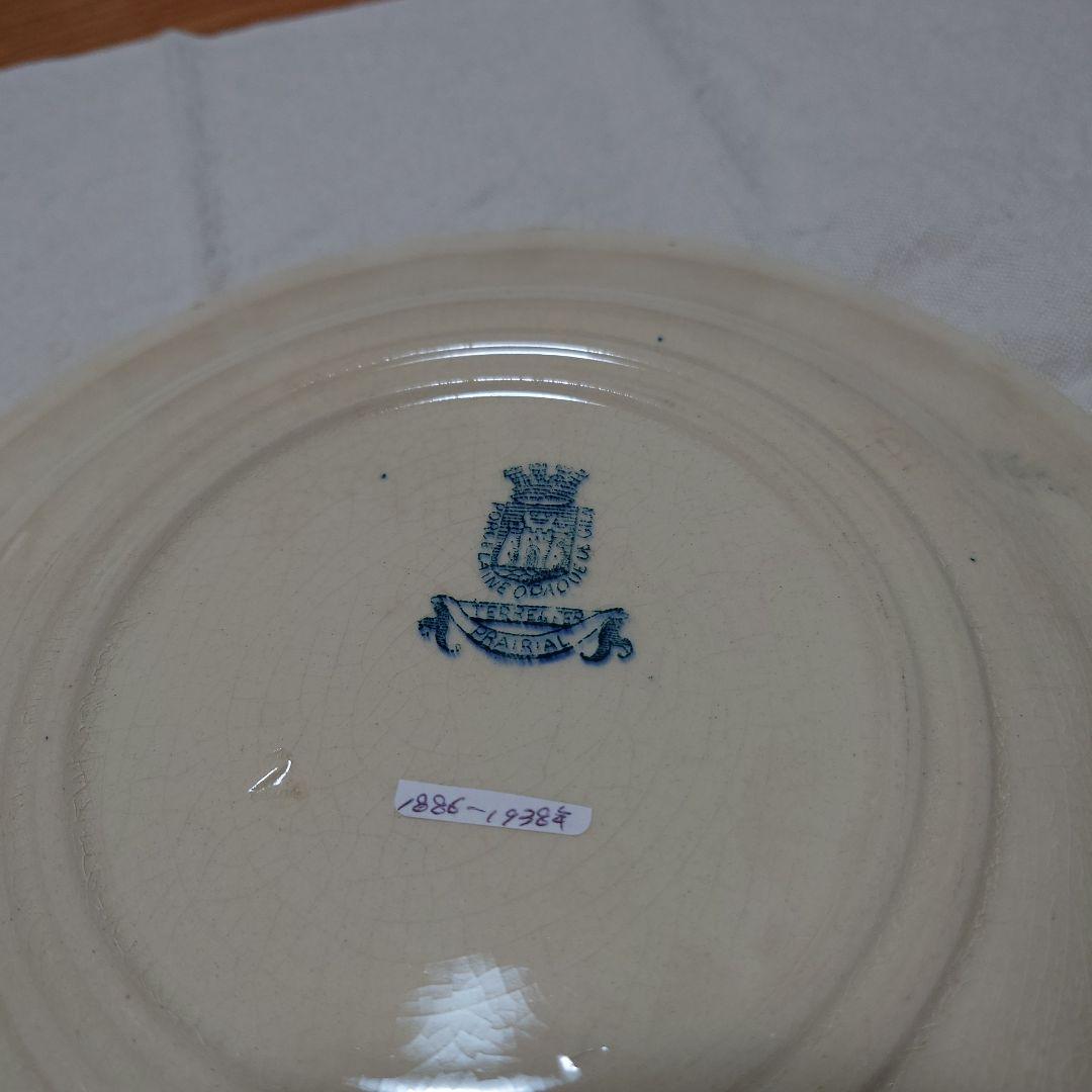 フランスアンティークGIENプレート