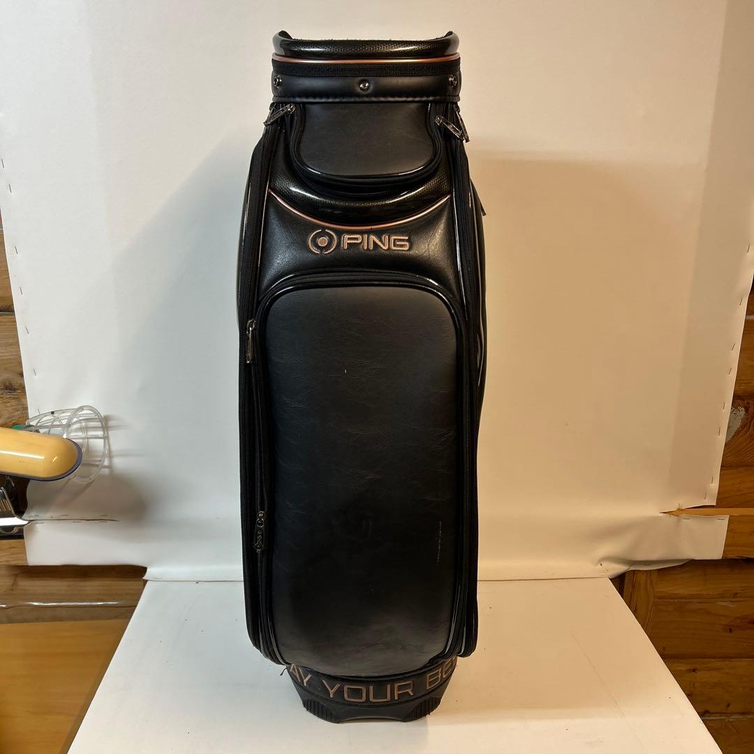 PING キャディバッグ ブラック/オレンジ