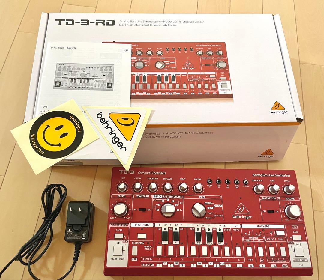 Behringer TD-3-RD /TB-303クローン acid house