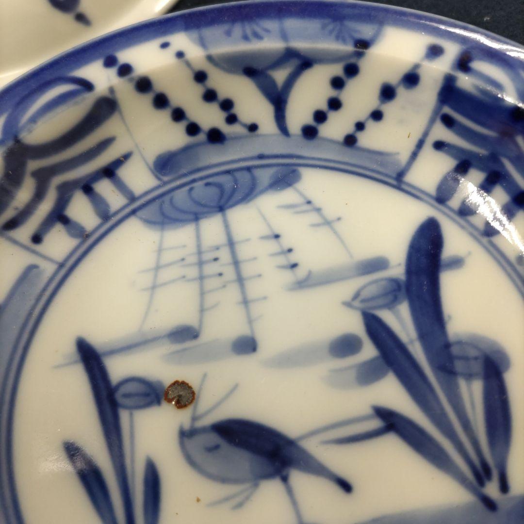 古伊万里染付小皿　5客　D320