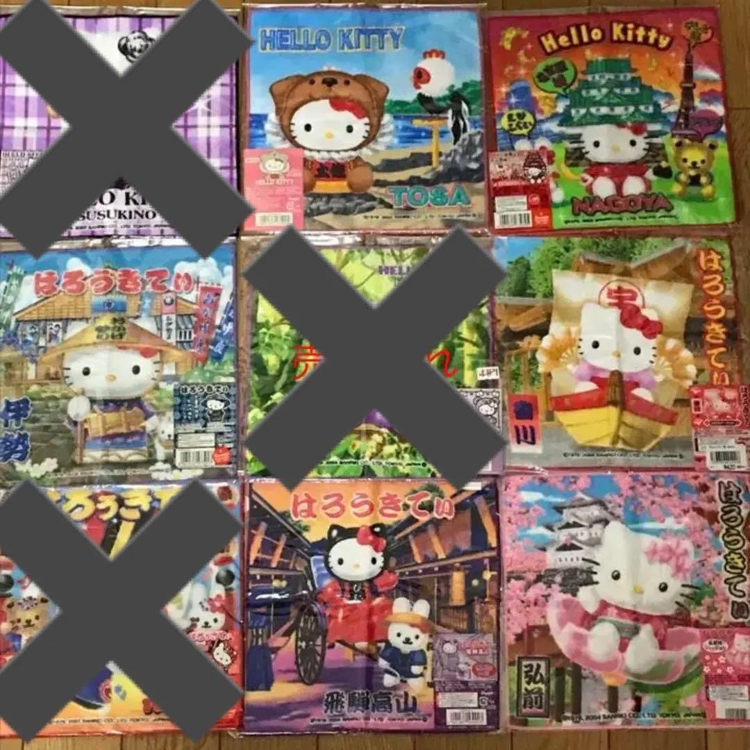 ハローキティ☆ご当地限定☆ミニタオル☆77枚☆まとめ売り☆バラ売り可能☆新品