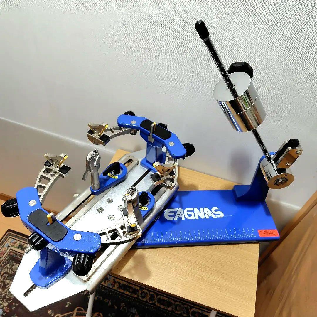 ストリングマシン　ガット張り機　分銅式　テニス　バドミントン　イグナス