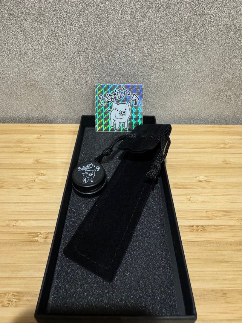 こぶた工房　極上 花梨瘤 赤青　木軸ボールペン