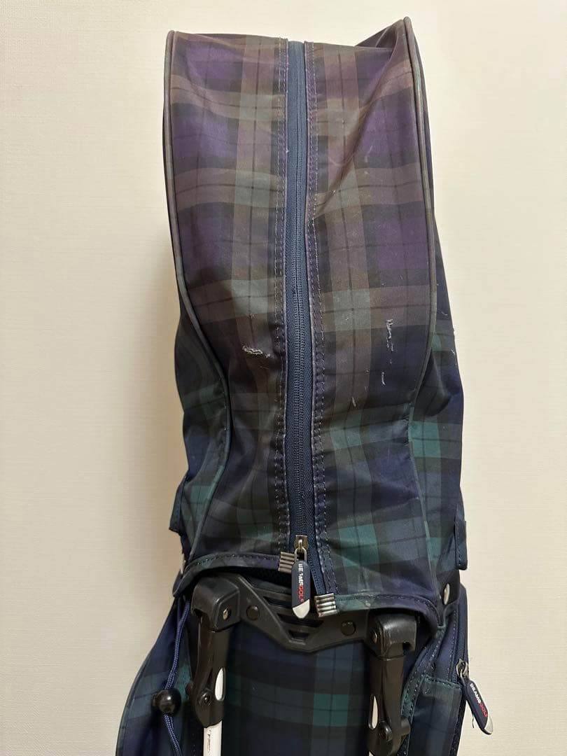 「セール」BEAMS GOLF ブラックウォッチ スタンド キャディバッグ