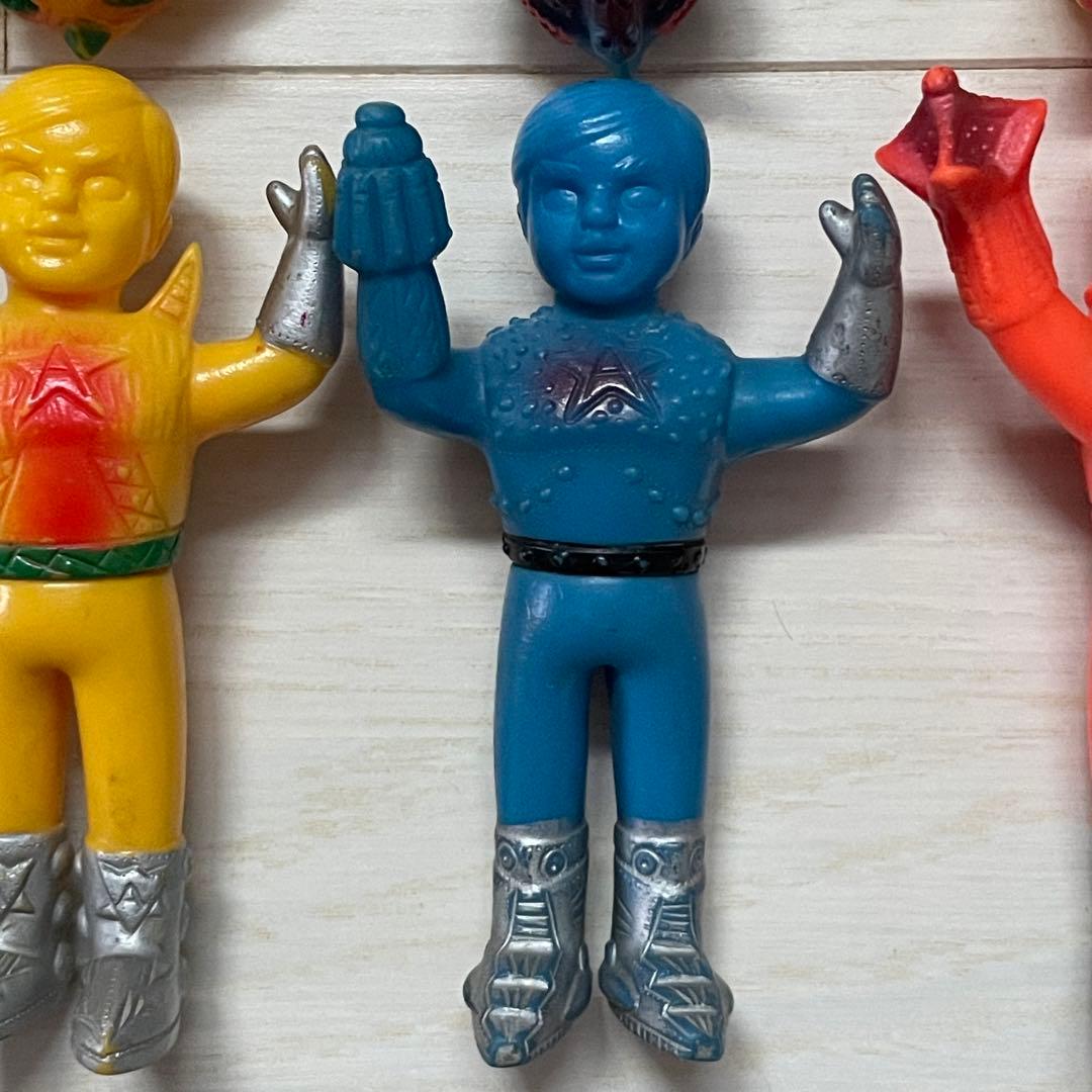 アストロミュー5 ミニソフビ マスクとりかえ隊員5体セット