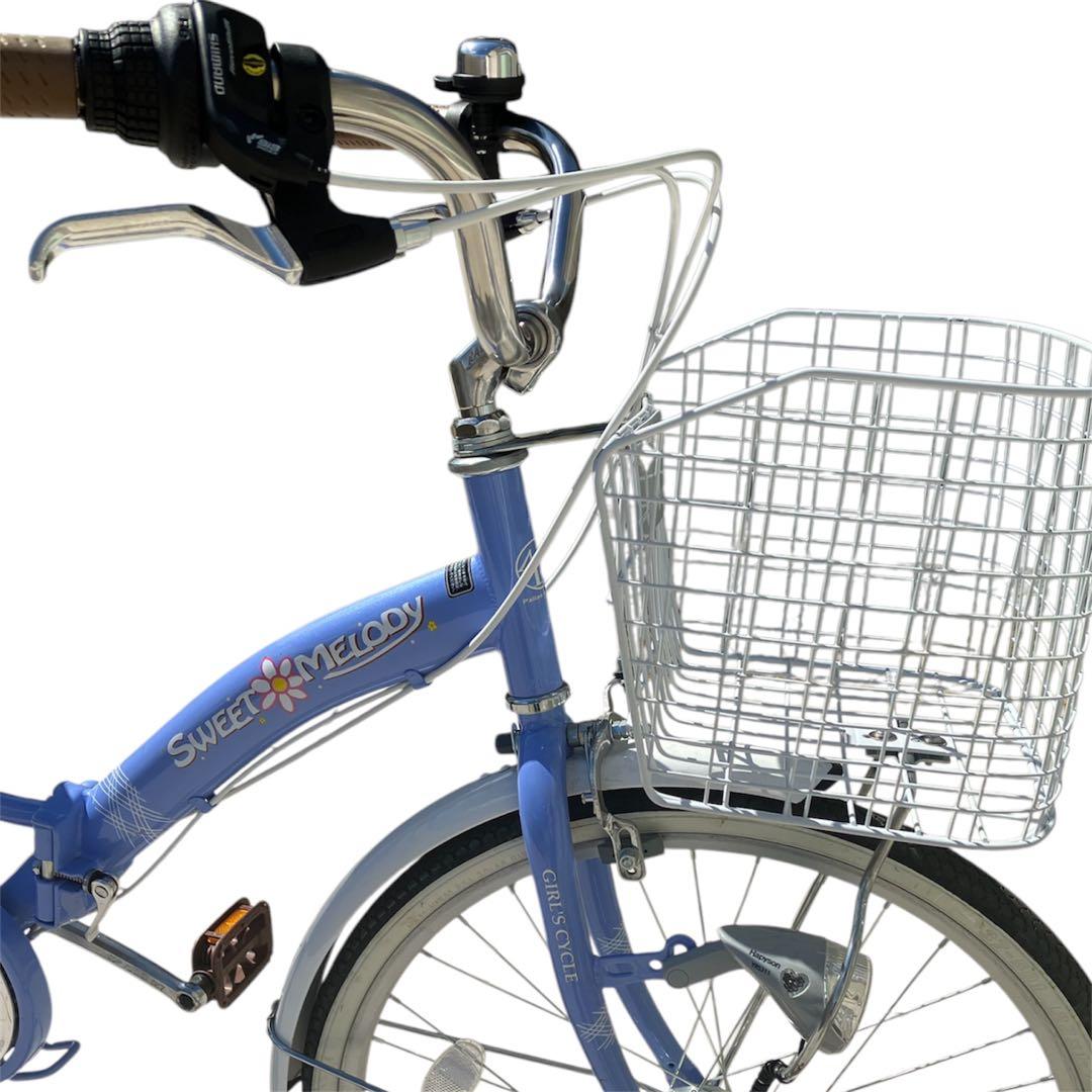 Sweet Melody 子供用自転車 24インチ シマノ 6段変速 折りたたみ