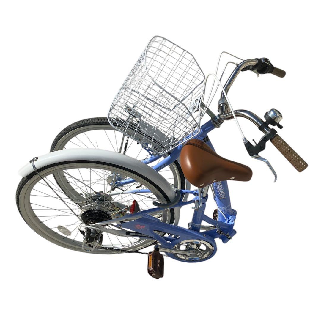 Sweet Melody 子供用自転車 24インチ シマノ 6段変速 折りたたみ