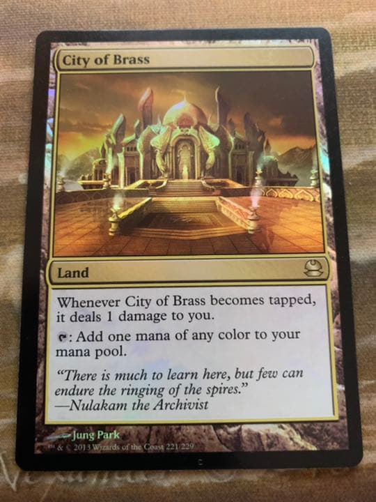 MTG 真鍮の都 MMA 英　foil