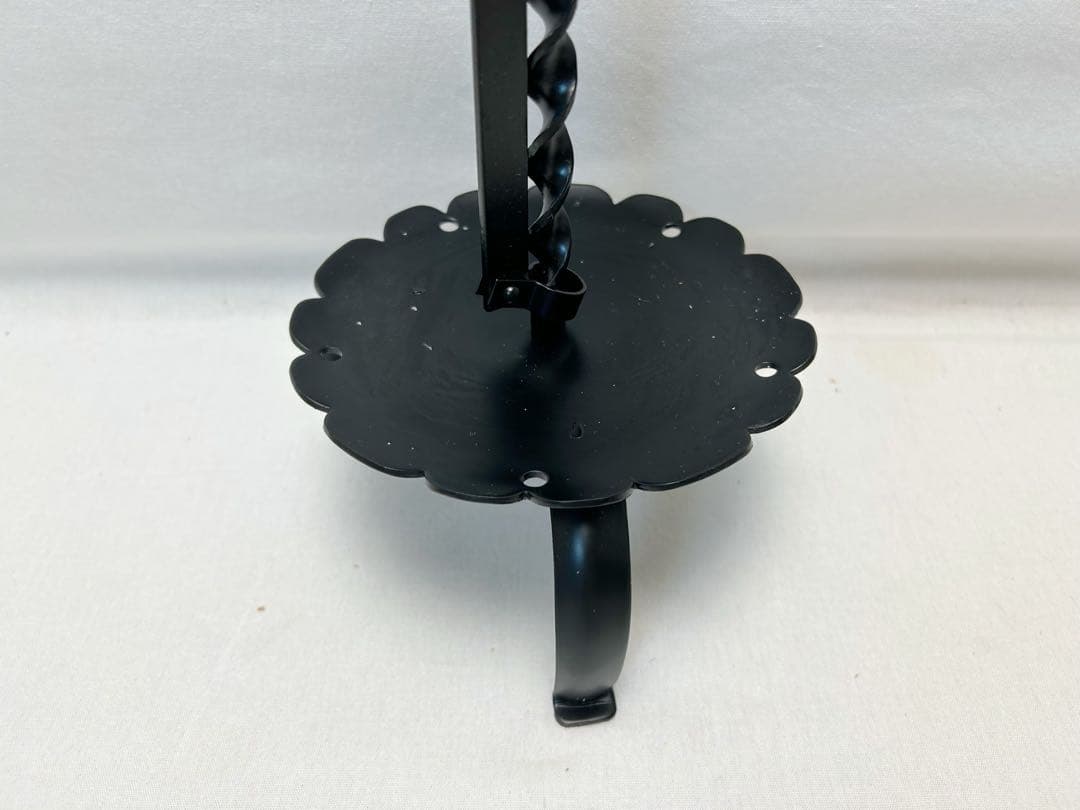 ほぼ未使用 茶道具 膳燭 夜咄道具 燭台 元箱