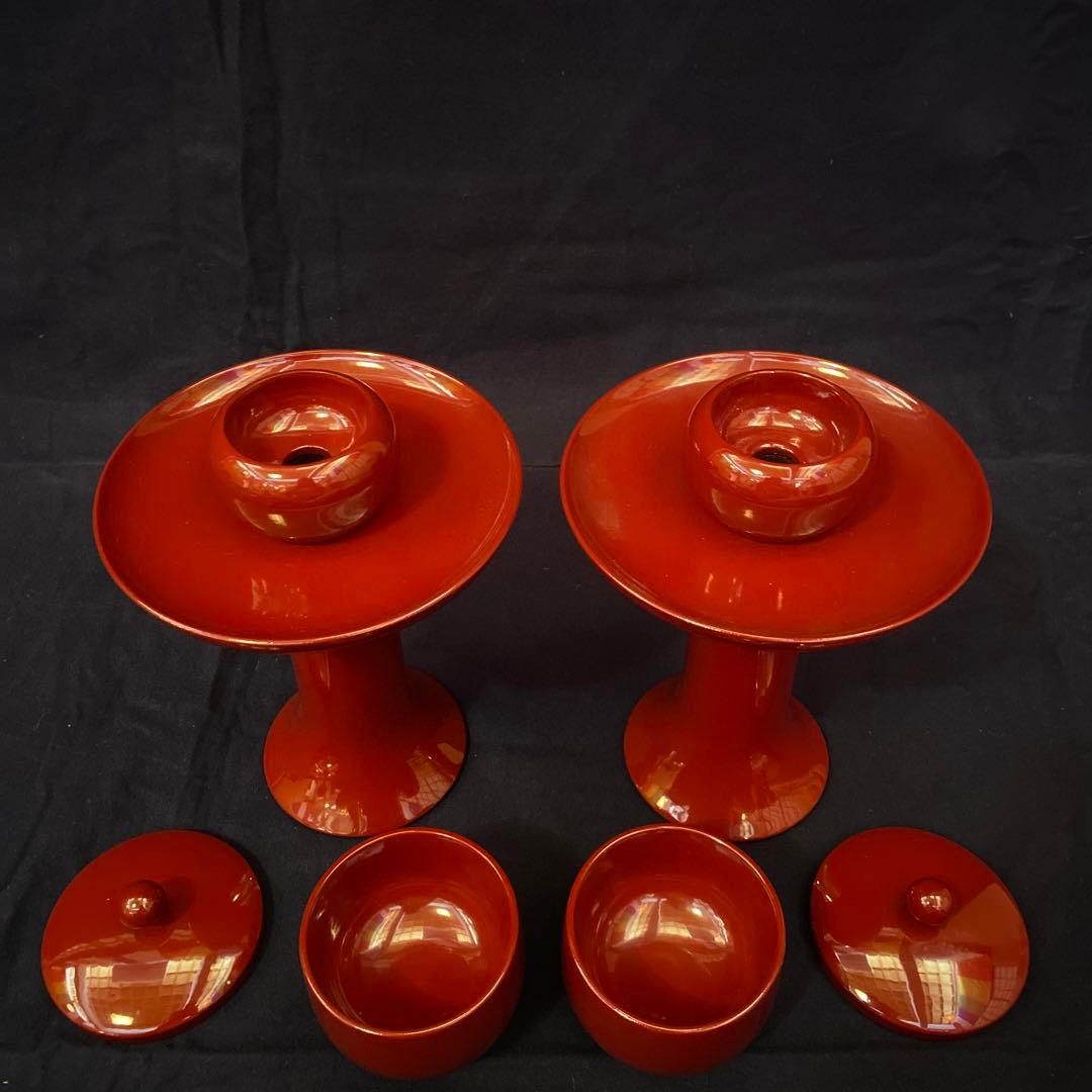 【寺院仏具】茶湯器（一対）中サイズ