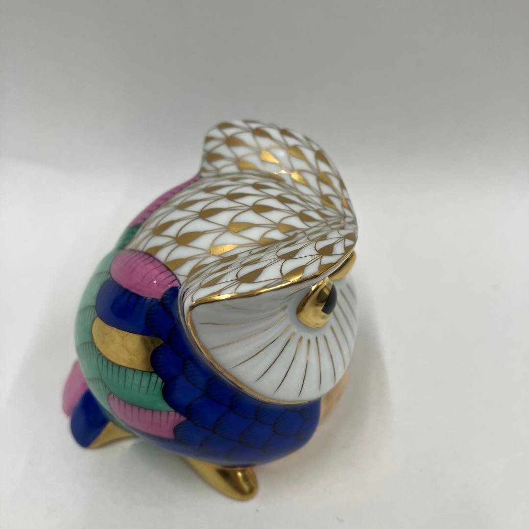 最終値下ヘレンド オウル 世界のフクロウ 箱 バリ　限定3000体