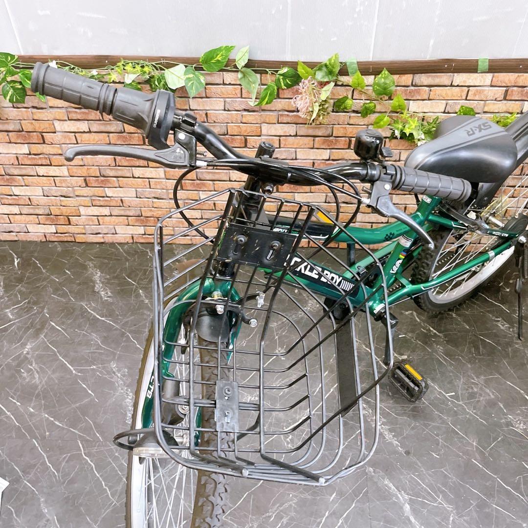 【74】子供用自転車 子供車 TACKLE BOY グリーン 24インチ