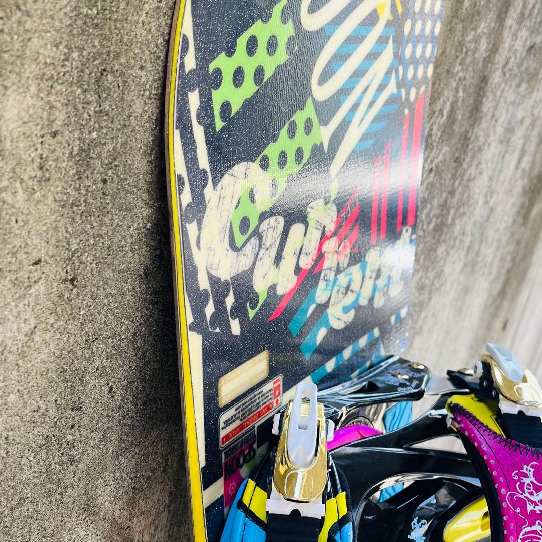 SPOON スノーボード　スノボービンディングセット　147cm ケース付き