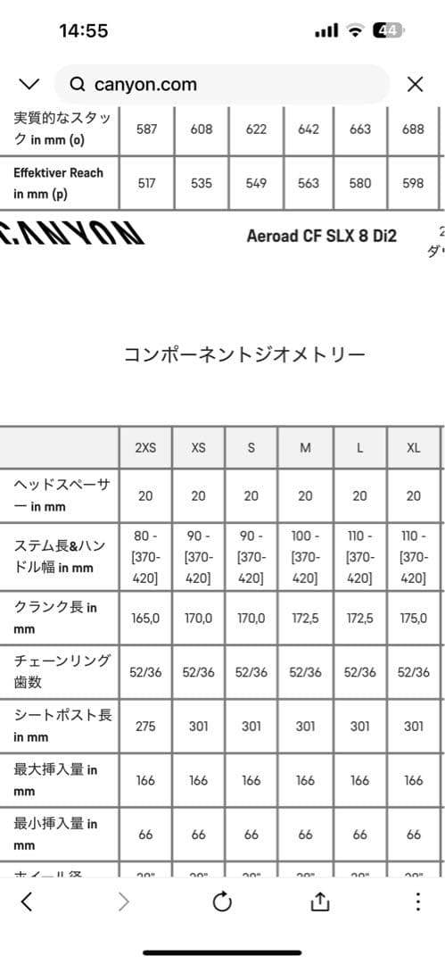 CANYON PACE T-Bar（CP0048） 100mm　ステム