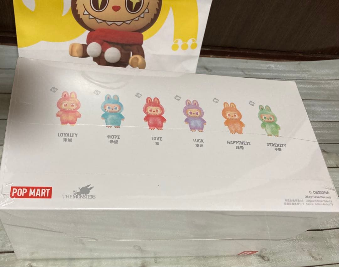 正規品 新品未開封 シュリンク付きLabubu Big into Energy