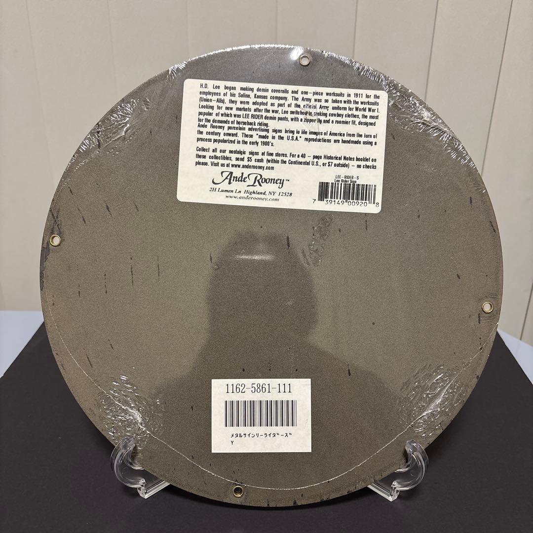 デットストック　WEAR LEE RIDERS メタルサイン　看板