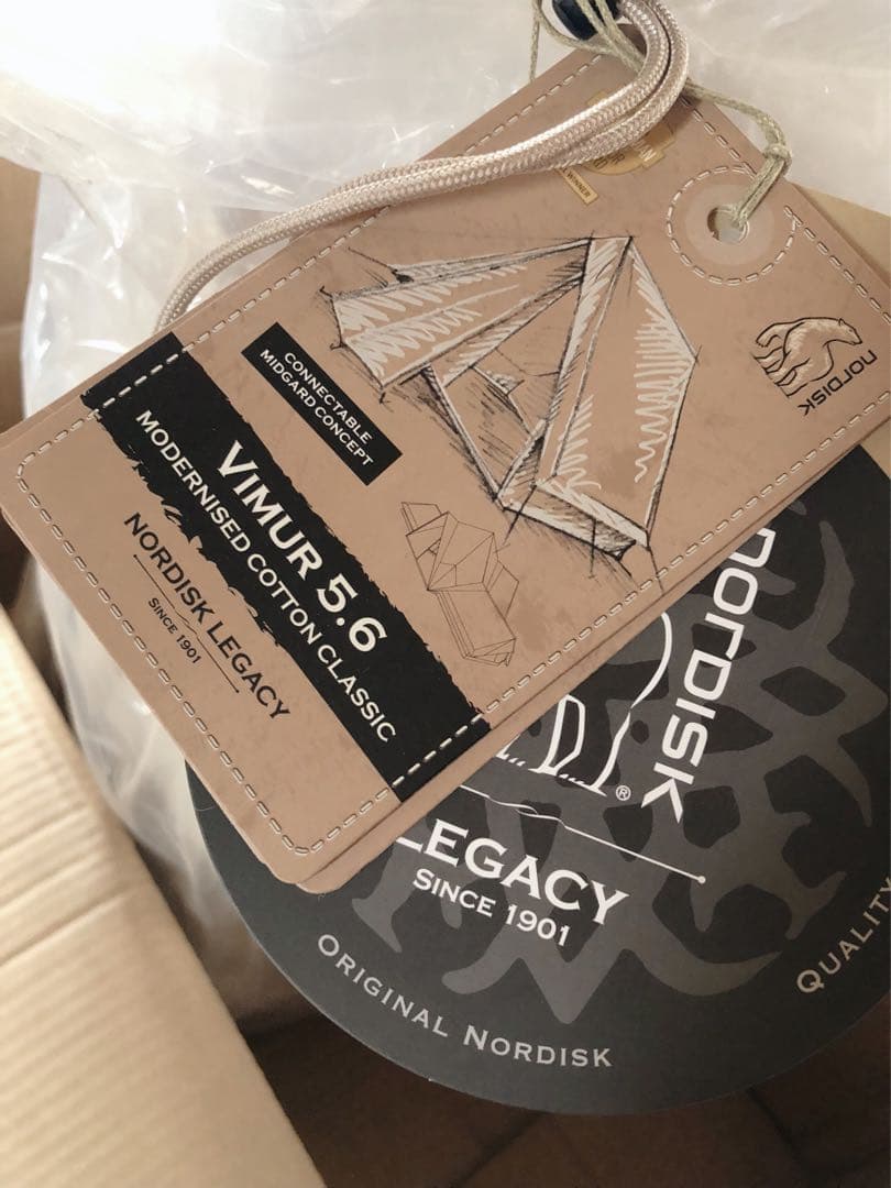 新品 ノルディスク　ヴィムル5.6 テント　ギャランティーカード付き