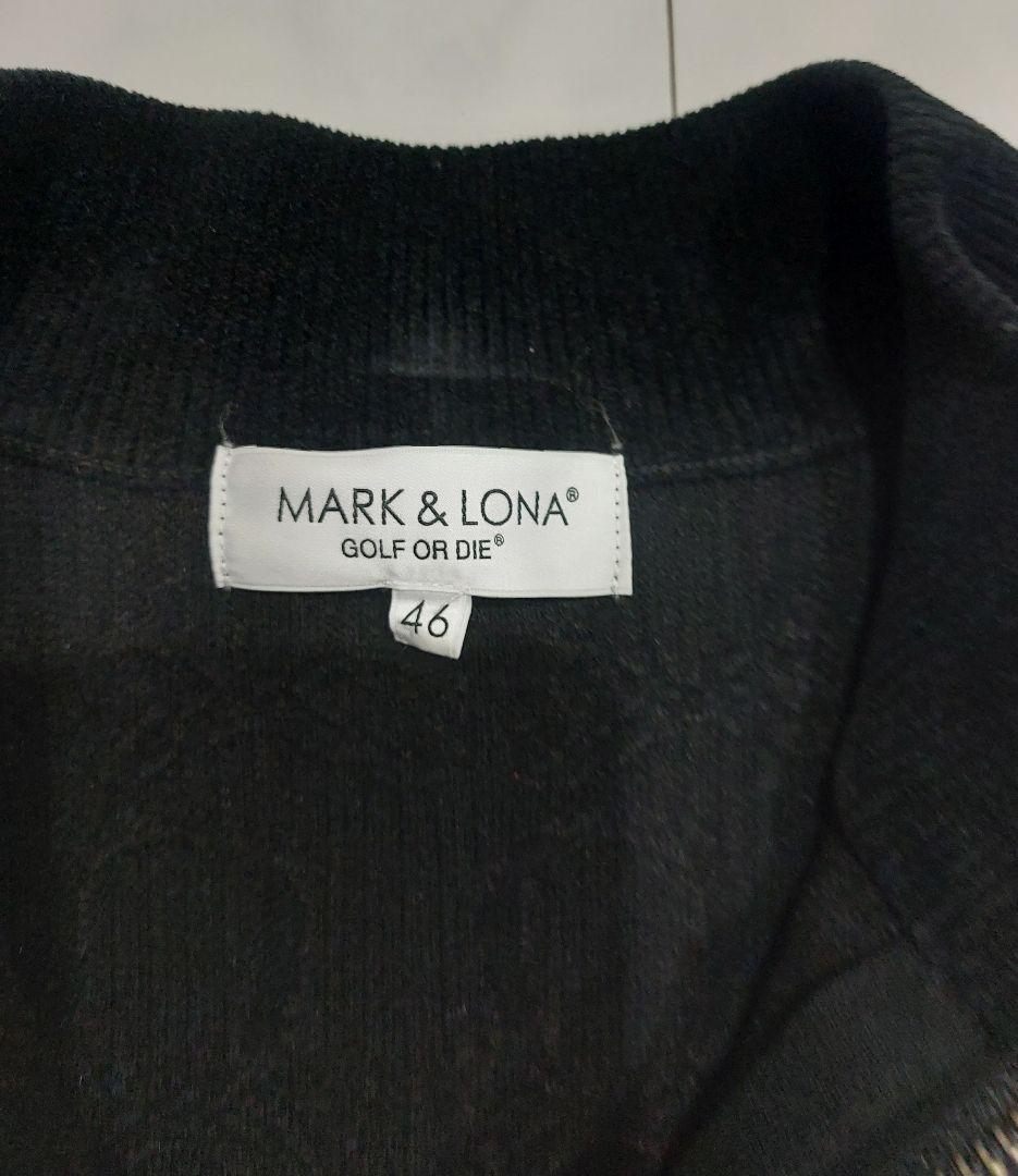 マークアンドロナ　ニット　セーター　ブルゾン　ゴルフ　メンズ　ブラック　46