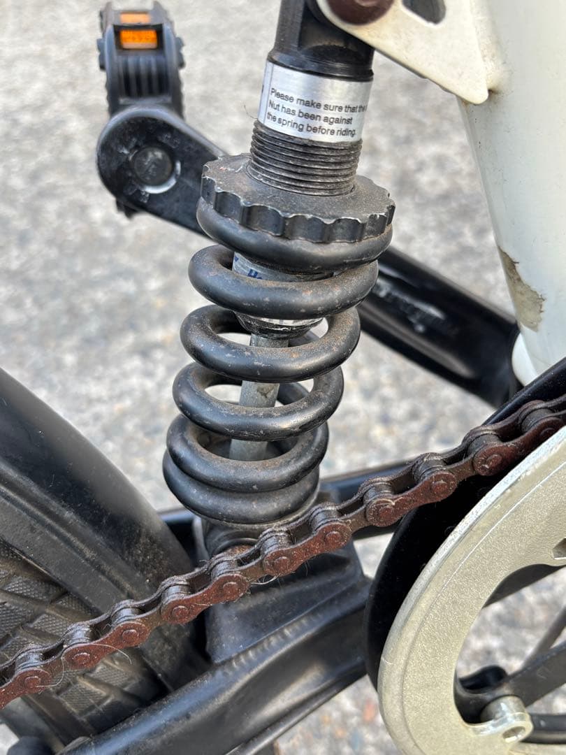 【引き取り限定】HUMMER折りたたみ自転車 外装6段変速サスペンション