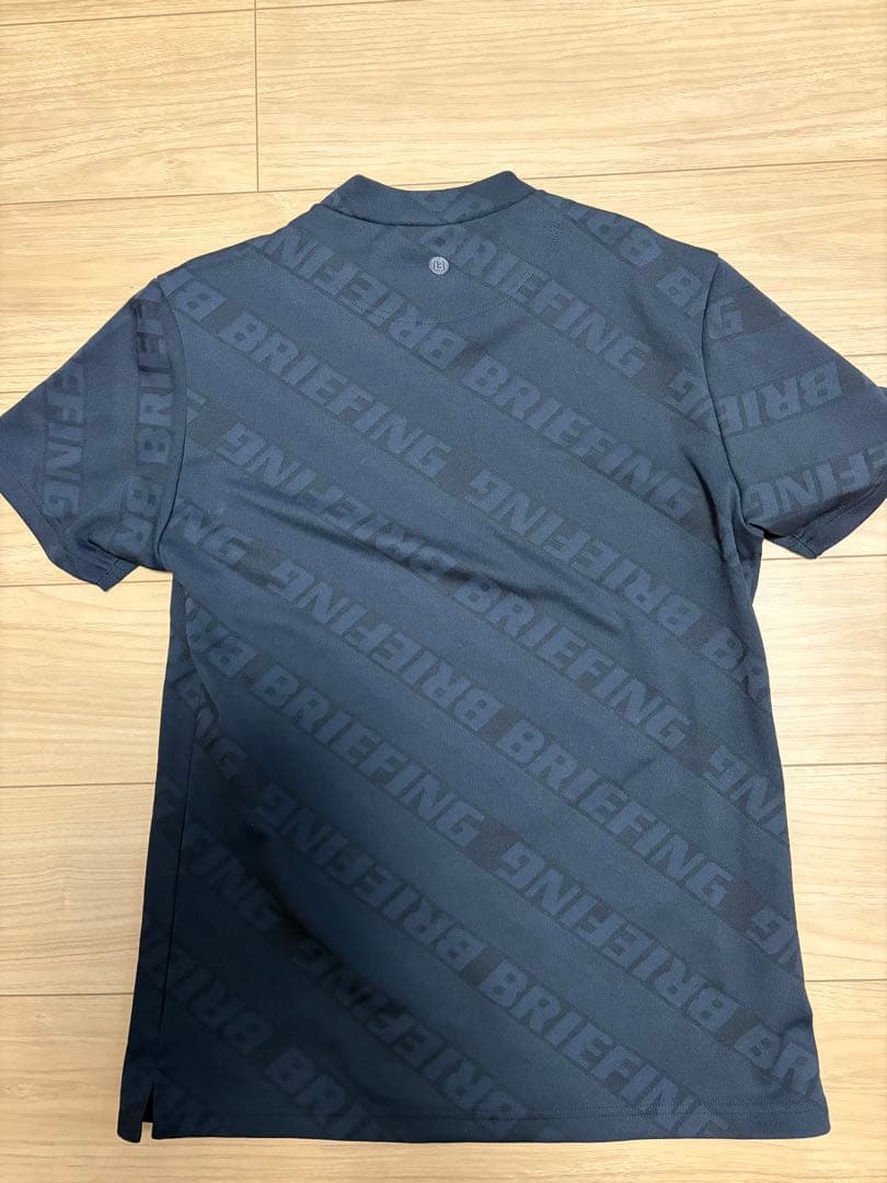 BRIEFING ブラック Mサイズ モックネックシャツ BRG233M01