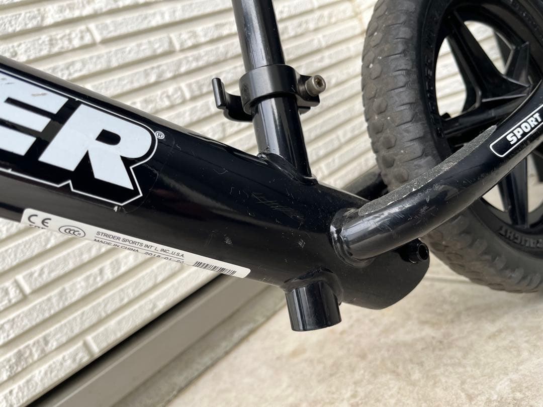STRIDER 12 Sport バランスバイク 黒　ストライダー