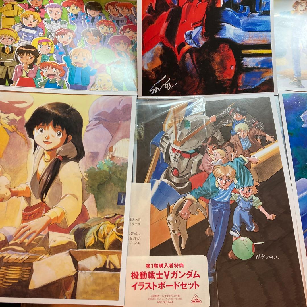 希少　限定品　機動戦士Vガンダム イラストボードセット