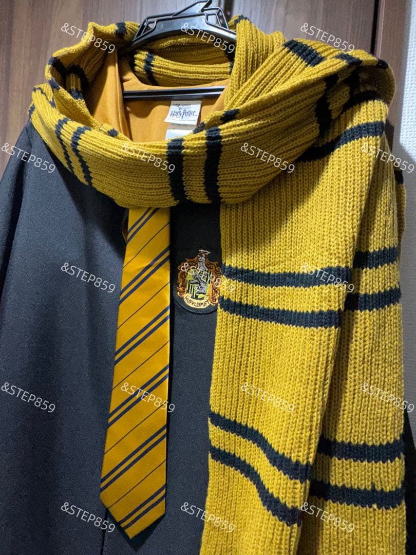ハッフルパフ ハリーポッター Mサイズ ローブ ネクタイ マフラー