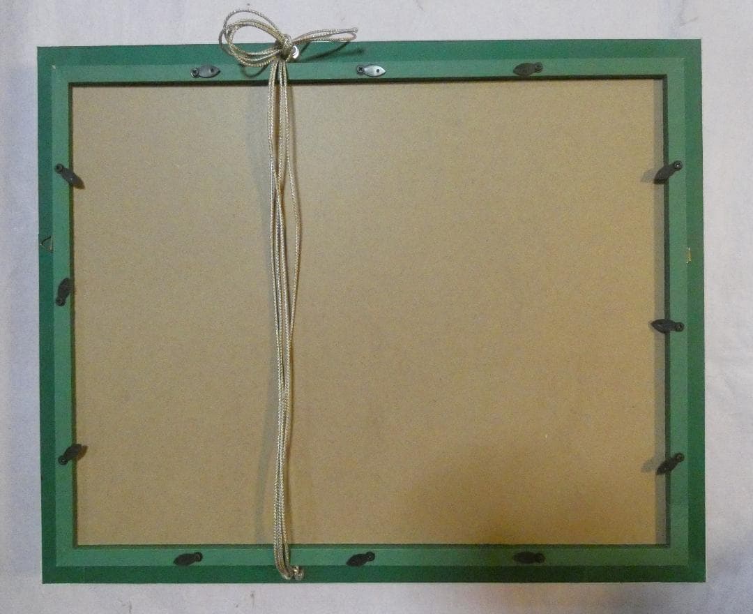 油彩画 田中一村 「 アダンの木」サイン F6 額装済み 肉筆手描き