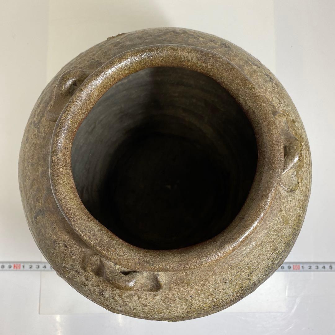 鎌倉時代　古備前壷　共箱　高さ約30㎝　東Y7-0228④タトオ