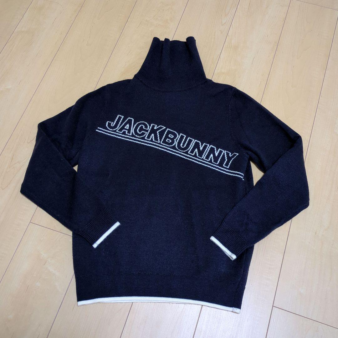 ★美品★Jack Bunny!!　ジャガードタートルネックプルオーバー　1