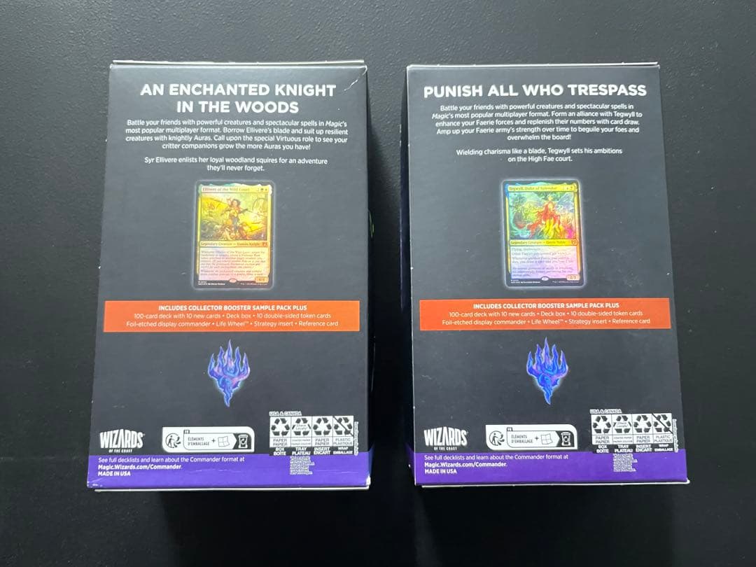 エルドレインの森 統率者 英語版デッキ 2種set