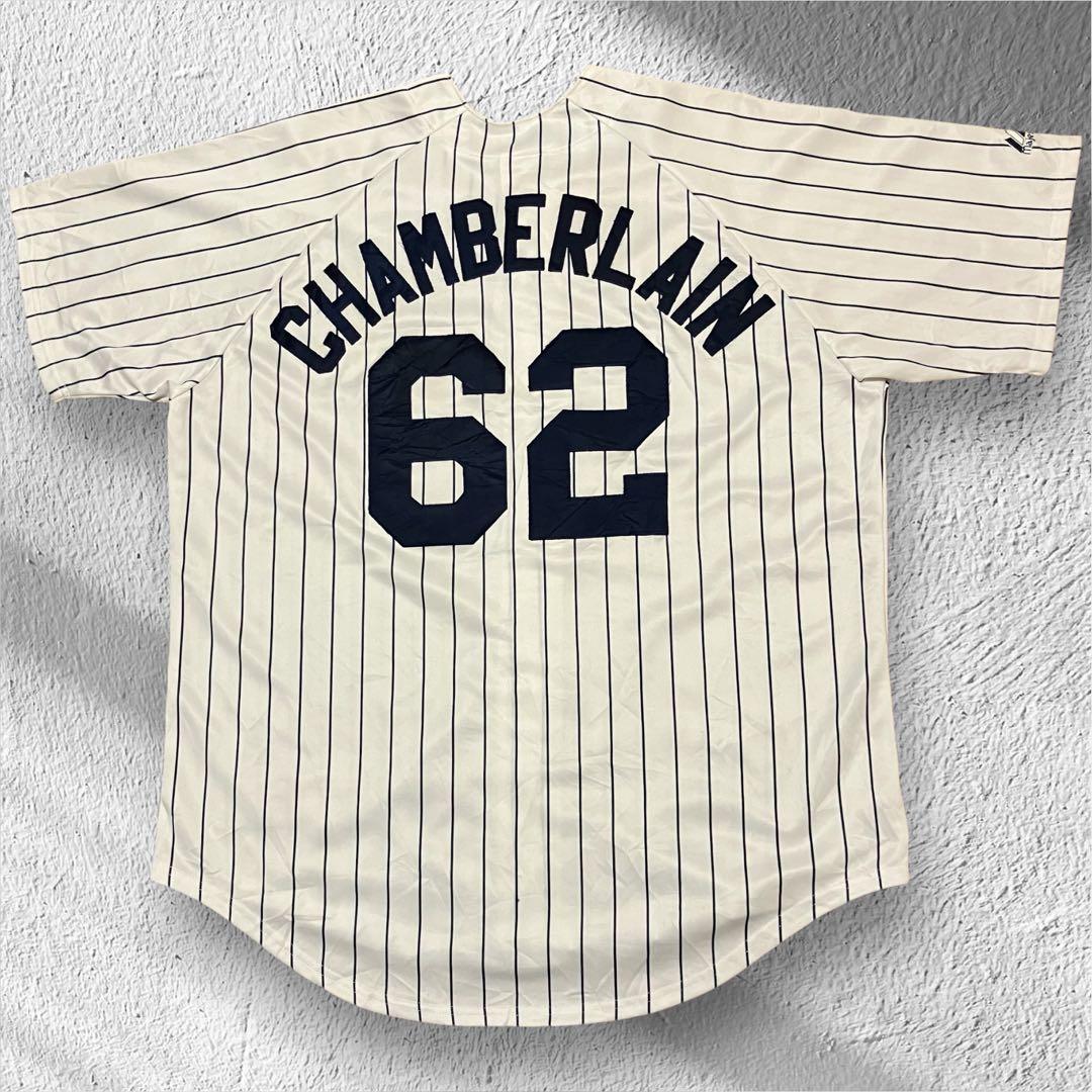 【デッドストック】00s マジェスティック ヤンキースユニフォーム チェンバレン